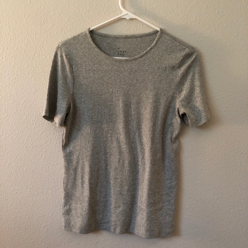 a new day gray t-shirt